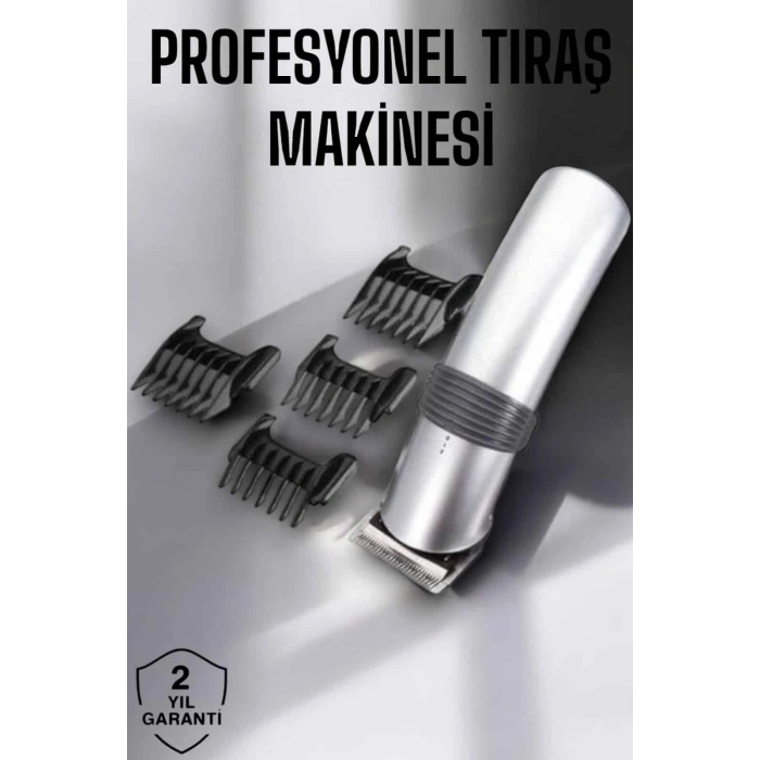 4 Taraklı Taşınabilir Profesyonel Saç Ve Sakal Kesme Tıraş Makinesi