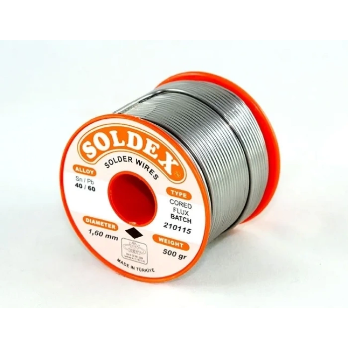 40-60 Lehim Teli 500 Gr 1.2 Mm - Sn:40 / Pb:60