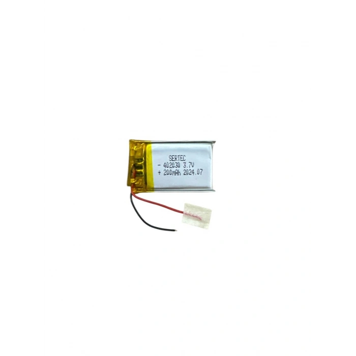402030 3.7V 200Mah Lipolymer Pil Devreli/1.5A (599)
