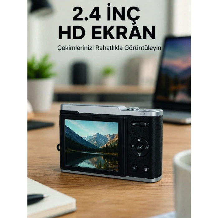 4k Video Kayıtlı 48 Mp Dijital Fotoğraf Makinesi Otomatik Odaklama