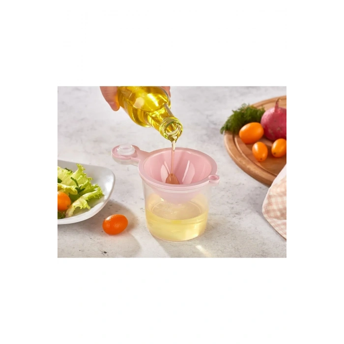 5 In 1 Süzgeç  Huni  Limon Sıkacağı  Yumurta Akı Ayırıcı Hazneli Mutfak Aparatı (599)