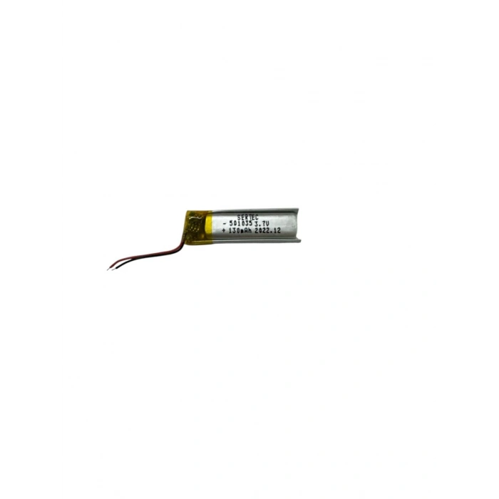 501035 3.7V 130Mah Lipolymer Pil Devreli/1.5A (599)
