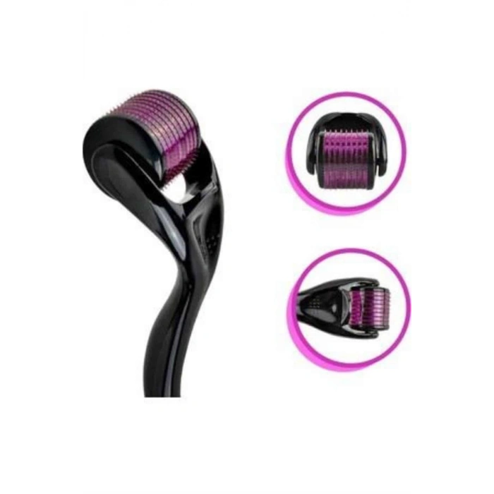 540 Iğneli Derma Roller 1mm Titanyum Uçlu Saç Kaş Serum Kullanımına Uygun