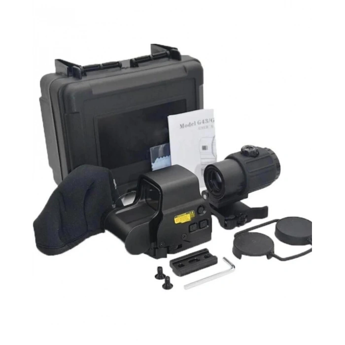 558g43 Xps2 Hedef İşaretleyici Red Dot  Holografik Nişangâh, 5x Büyütmeli Setsiyah