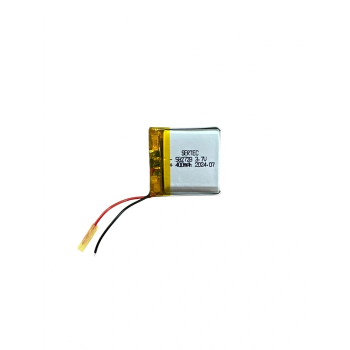 582728 3.7V 400 Mah Lipolymer Pil Devreli/1.5A (599)