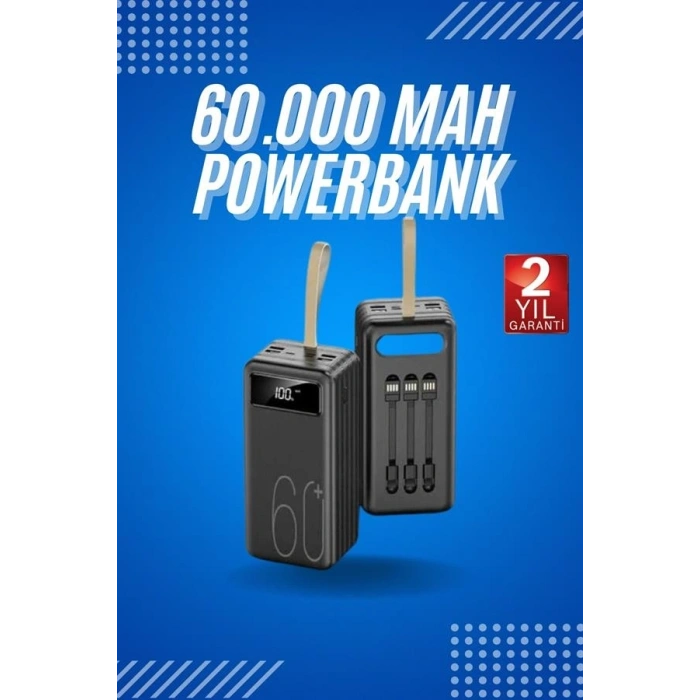 60.000 Mah Hızlı Powerbank