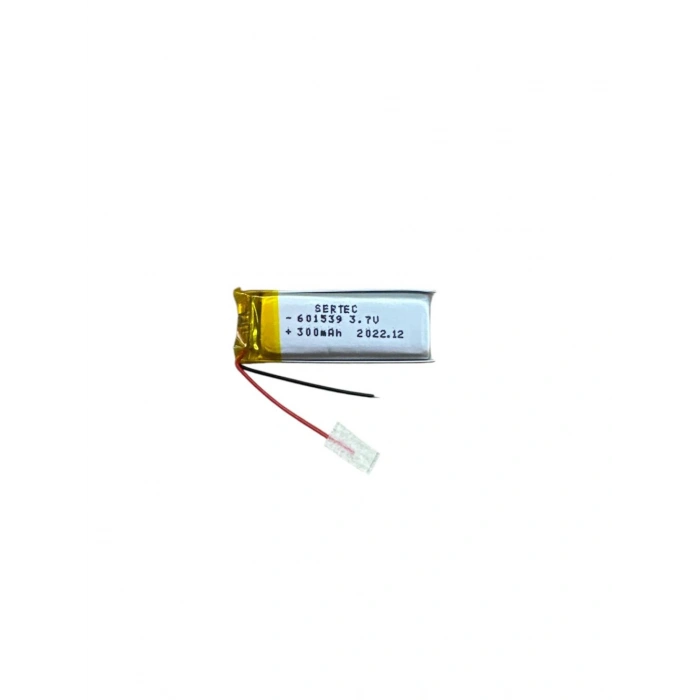 601539 3.7V 300 Mah Lipolymer Pil Devreli/1.5A (599)