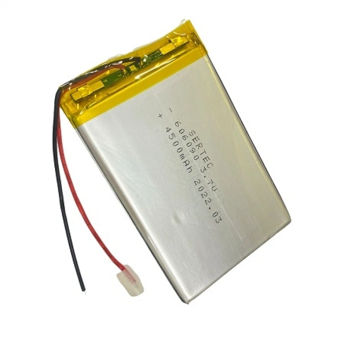 606090 3.7V 4500Mah Lipolymer Pil Devreli/1.5A (599)