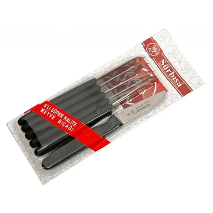 61007 - Sürmene Meyve Bıçağı 7,5 Cm 6 Lı