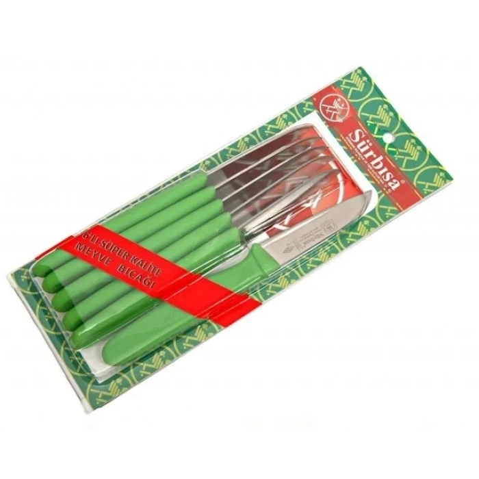 61007 - Sürmene Meyve Bıçağı 7,5 Cm 6 Lı