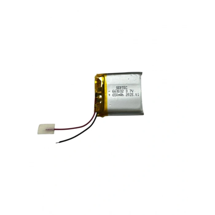 663032 3.7V 650Mah Lipolymer Pil Devreli/1.5A (599)