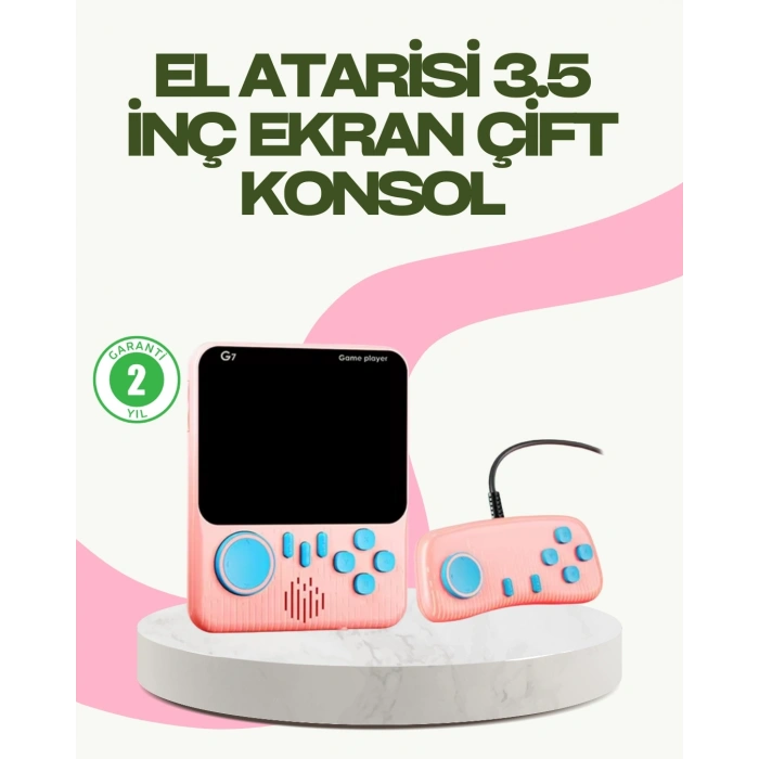 666 Oyunlu Retro Game Console – Tv Ve Çift Gamepad Desteği