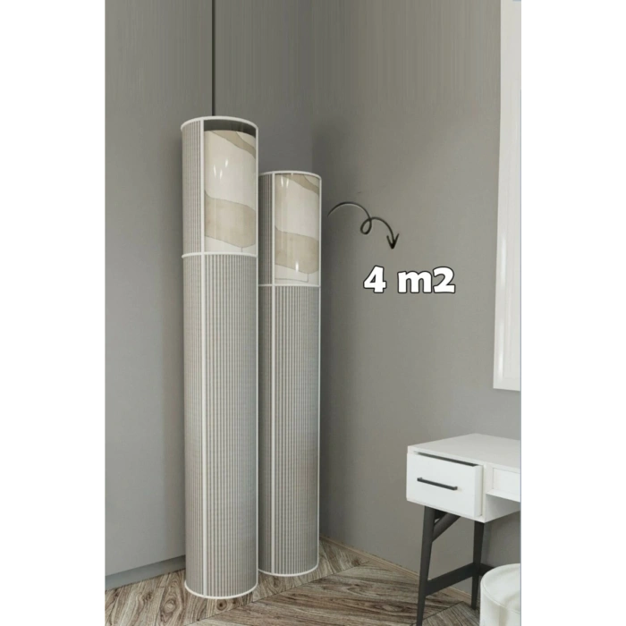 6’lı Hava Geçiren Kapasiteli, Toz Ve Nem Koruyucu Pvc Pencereli Halı Kılıfı Hurcu – 4 M²