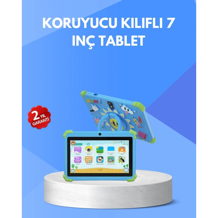 7 İnç Android Tablet Wifi Bluetooth Ve Çift Kamera Destekli