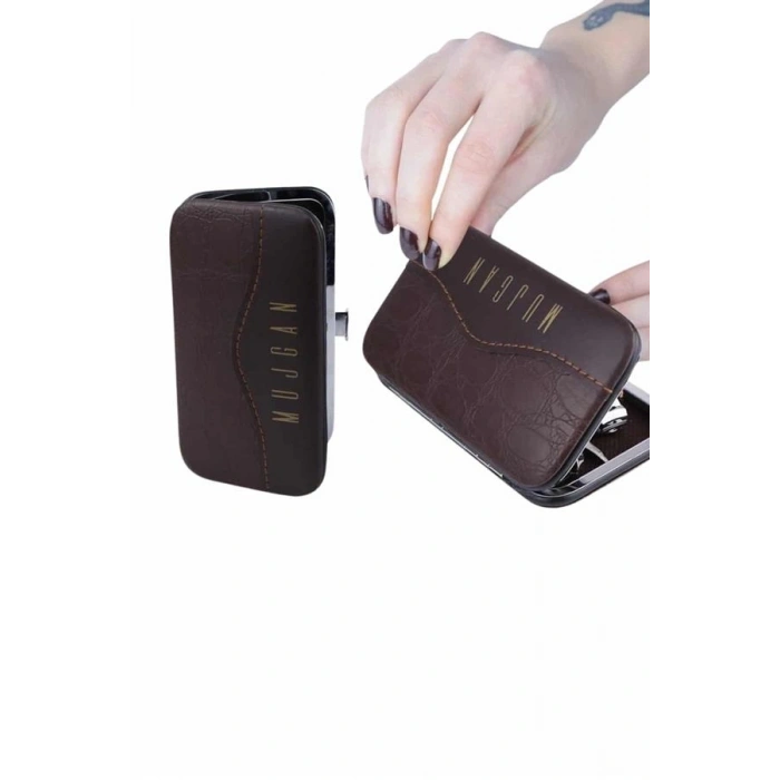 7 Parça Manikür Pedikür Seti El Ayak Bakımı Çantalı Paslanmaz Çelik