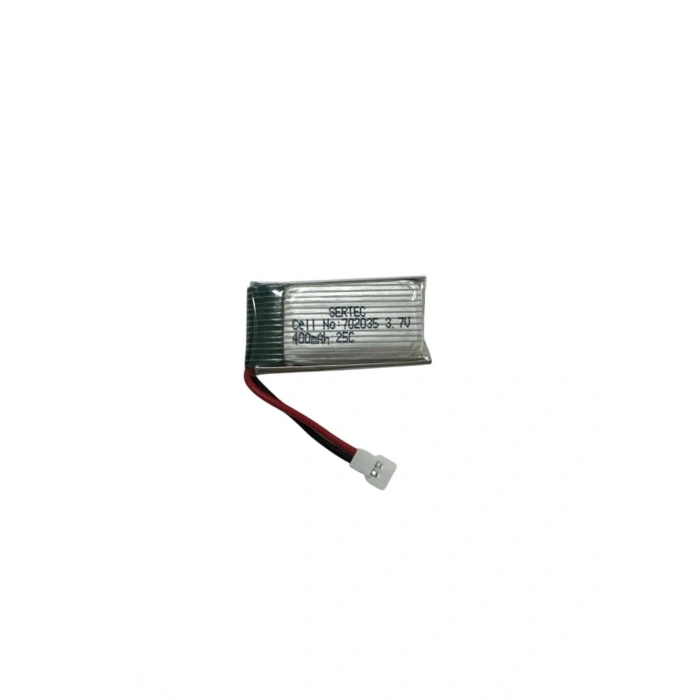 702035 / 3.7V  400Mah  25C Beyaz Soket (599)