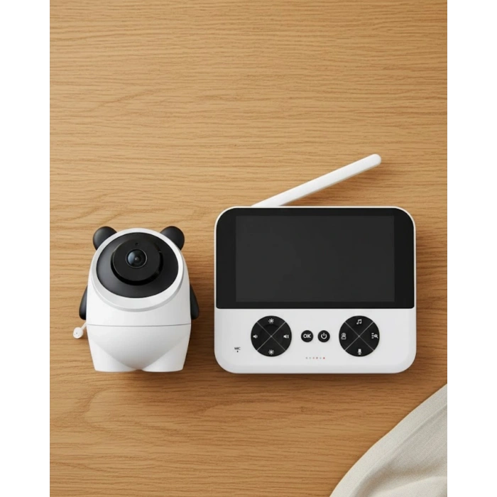 720p Hd Gece Görüşlü Kablosuz Bebek Kamerası İki Yönlü Sesli