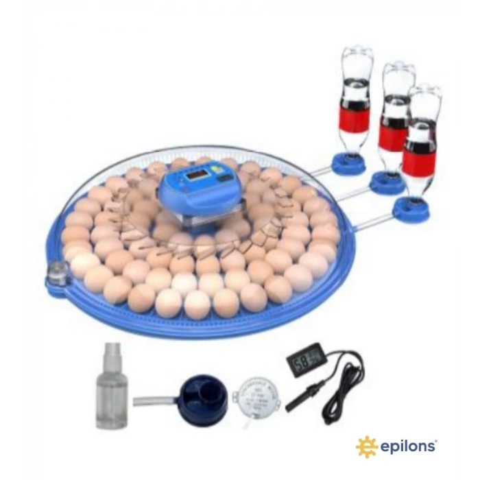 80/240 Kapasiteli Çift Viyollü Kuluçka Makinesi Kaz Ördek Tavuk Bıldırcın Kuşlar İçin