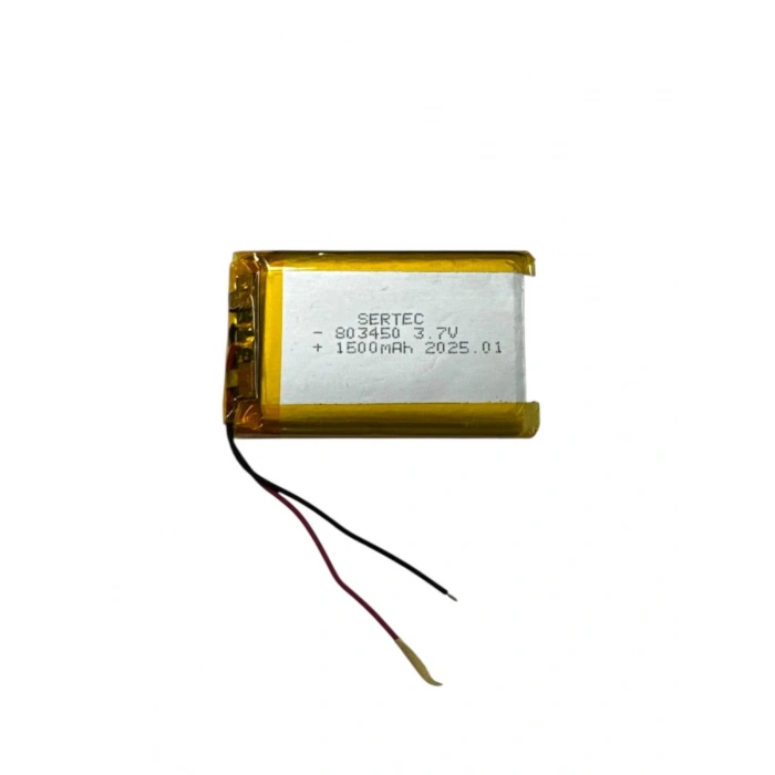 803450 3.7V 1500Mah Lipolymer Pil Devreli/1.5A (599)