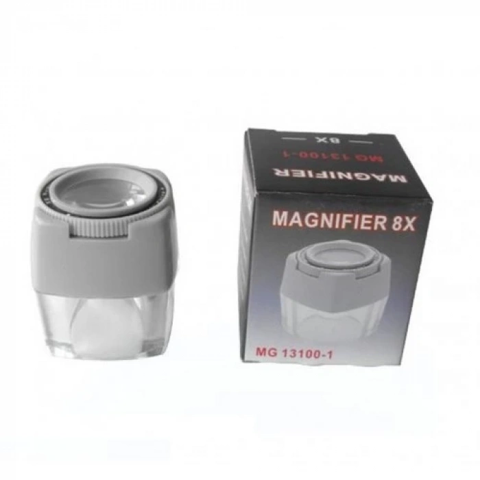 8x Odaklama Mini Cep Büyüteç Mg131001