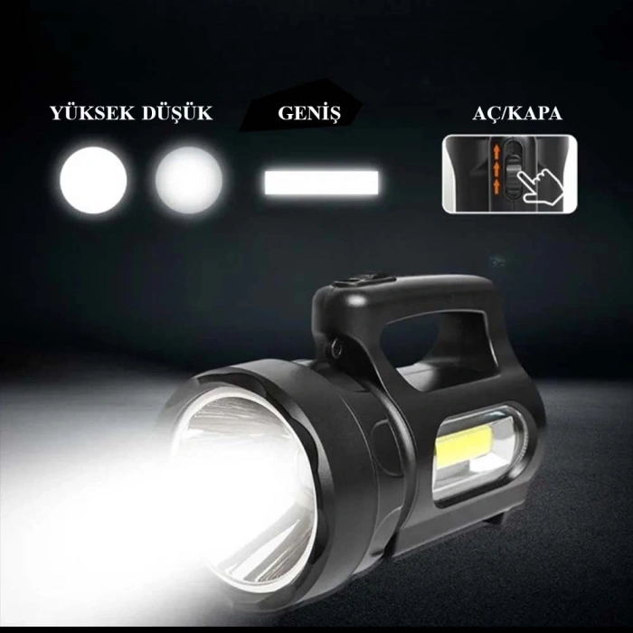 900 Lümen Ultra Güçlü El Feneri  Wt-613