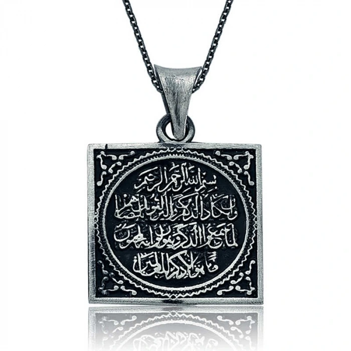 925 Ayar Gümüş Nazar Duası Kadın Gümüş Kolye PT2610225 (599599)