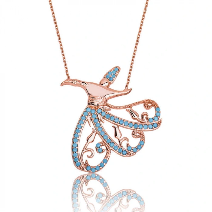 925 Ayar Gümüş Semazen Kadın Gümüş Kolye PT2610438 (599599)