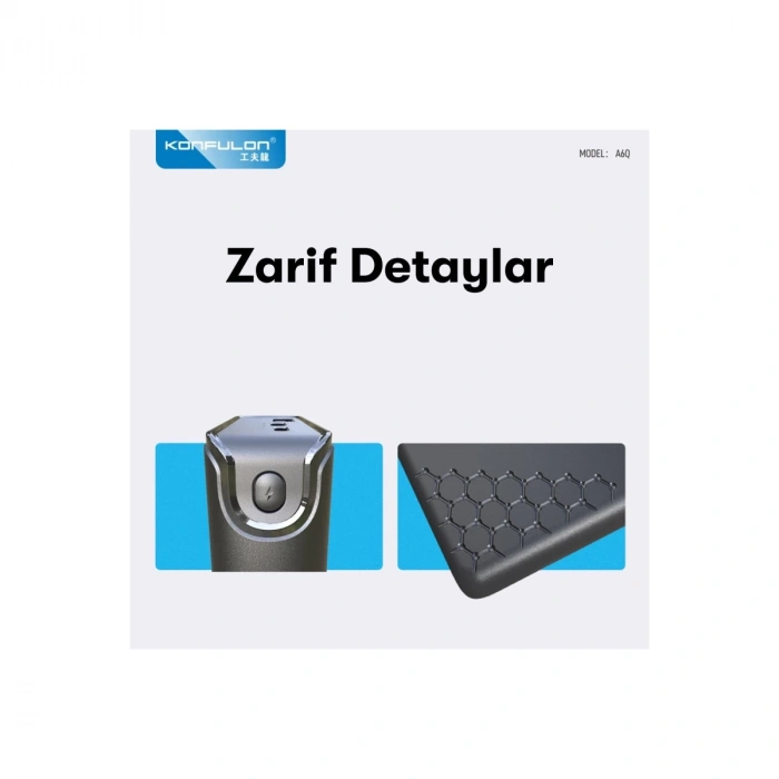 A6Q 22.5w Usb 3.0 Ve 20w Type-c Çıkışlı 10.000 Mah Pd Powerbank - Siyah