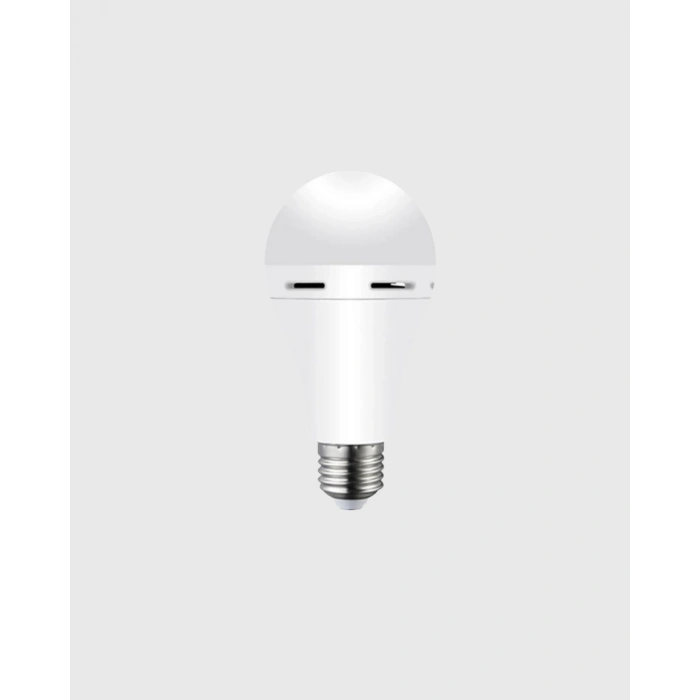 Acil Durumlar İçin Şarjlı Led Ampul 6400k Soğuk Beyaz 30 Watt Yeni Nesil