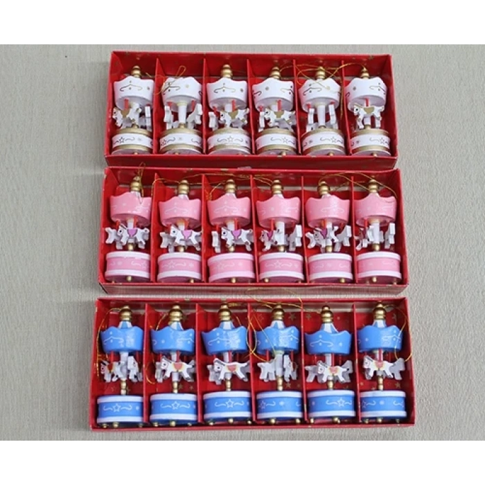 Ahşap 6lı Dekoratif Atlı Karınca Alk4393