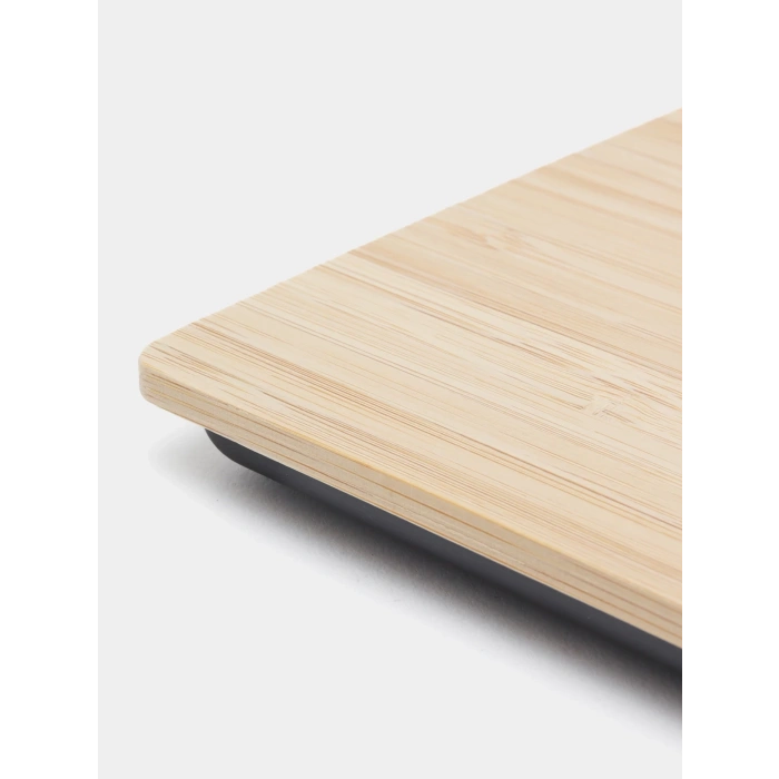 Ahşap Lüks Dijital Ekranlı 15 Kg 1 Gr Çok Şık Hassas Elektronik Mutfak Terazisi