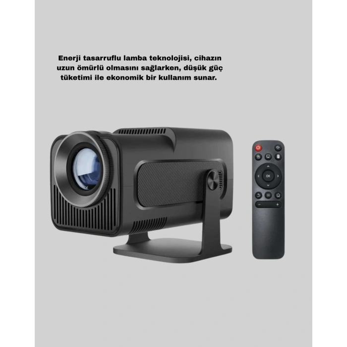 Akıllı Projeksiyon Cihazı Hdmı Usb Bağlantılı Taşınabilir Enerji Tasarruflu