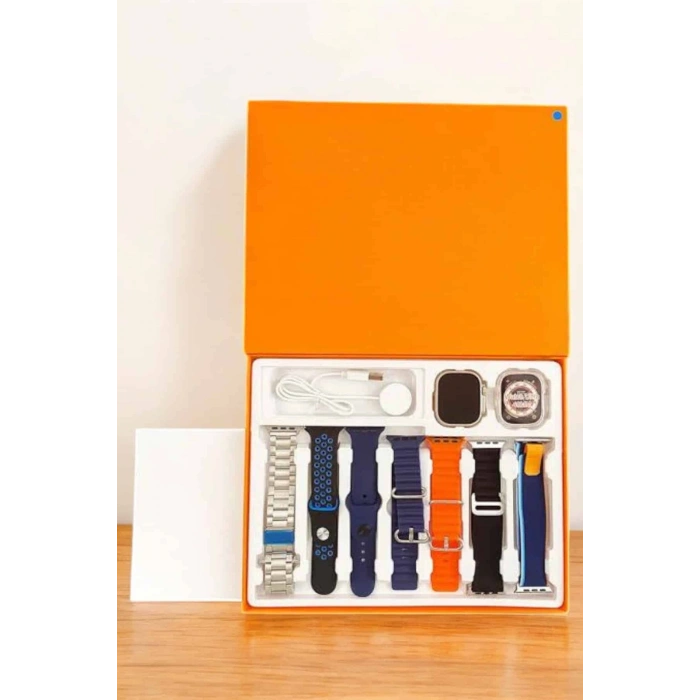 Akıllı Saat 7 Farklı Kordonlu Arama Cevaplayan Bildirim Gps Özelliği