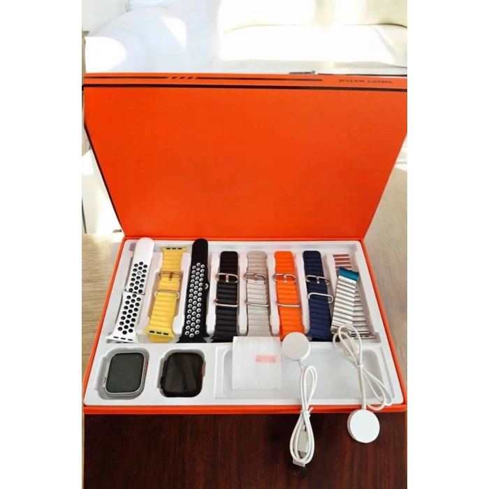 Akıllı Saat 7 Kordonlu Metal,plastik Ve Hasır Kordon Seçeneği