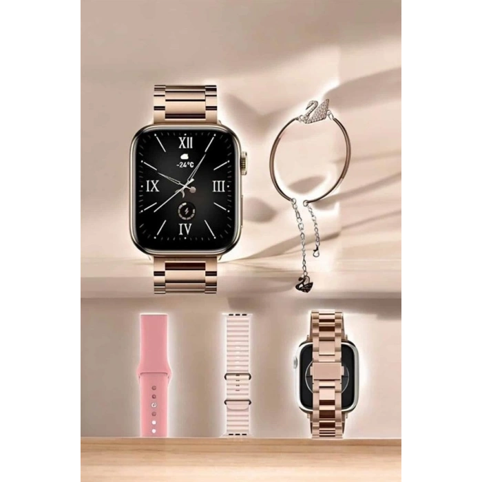 Akıllı Saat Bileklik Hediyeli Uzun Pil Ömrü Gps Takibi