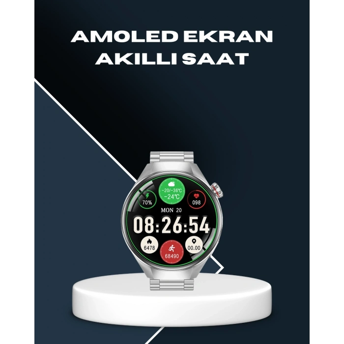 Akıllı Saat Bluetooth Görüşme Destekli – Spor, Sağlık Ve Bildirim Özellikli