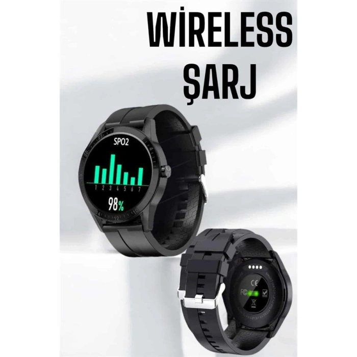 Akıllı Saat Çok Fonksiyonlu Sesli Görüşme Nfc Uyumlu Amoled Ekran