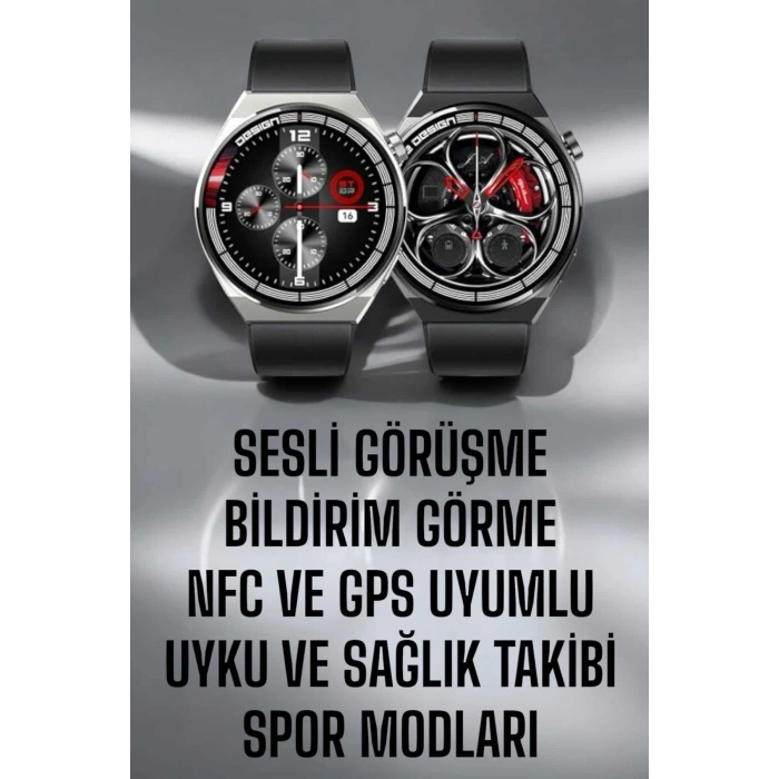 Akıllı Saat Gps Ve Nfc Özelliği Sesli Görüşme Dokunmstik Ekran