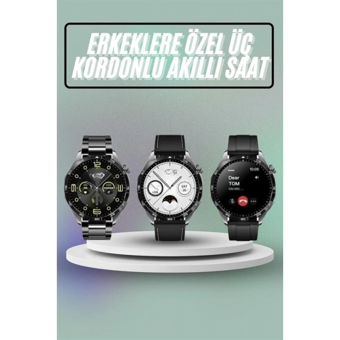 Akıllı Saat Ios Ve Android Tüm Telefonlara Uyumlu Çok Fonksiyonlu Amoled Ekran