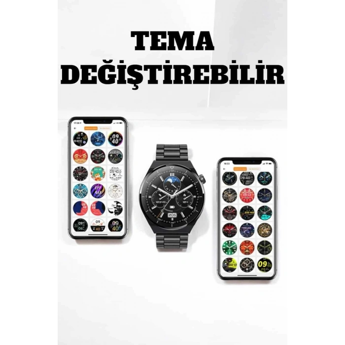 Akıllı Saat Uyku Ve Sağlık Takibi Bildirim Görme Arama Cevaplama