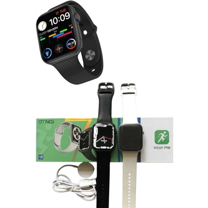 Akıllı Saat Wireless Şarj Yüksek Çözünürlüklü Müzik Dinleme Sesli Cevaplama