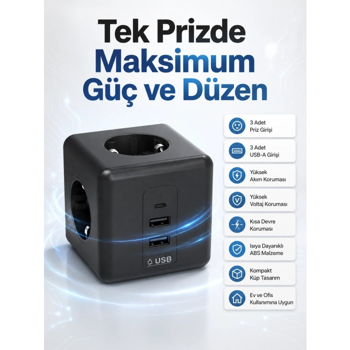 Akım Korumalı 3440 Priz