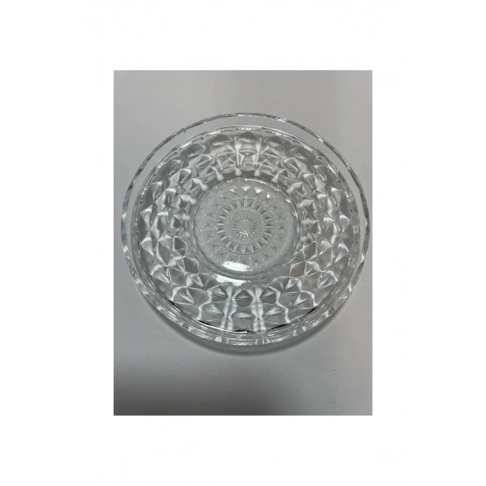 Alin Adela 6lı Cam Çay Tabağı Çay Tabak Altlığı-RYG8030 (599)