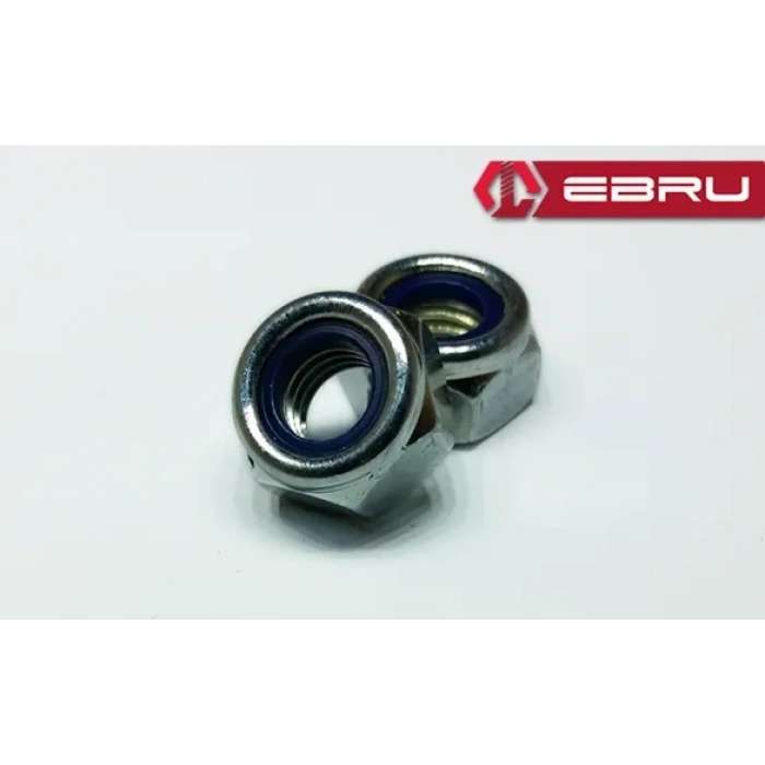 Altıköşe Fiberli Somun M6 - 100 Adet