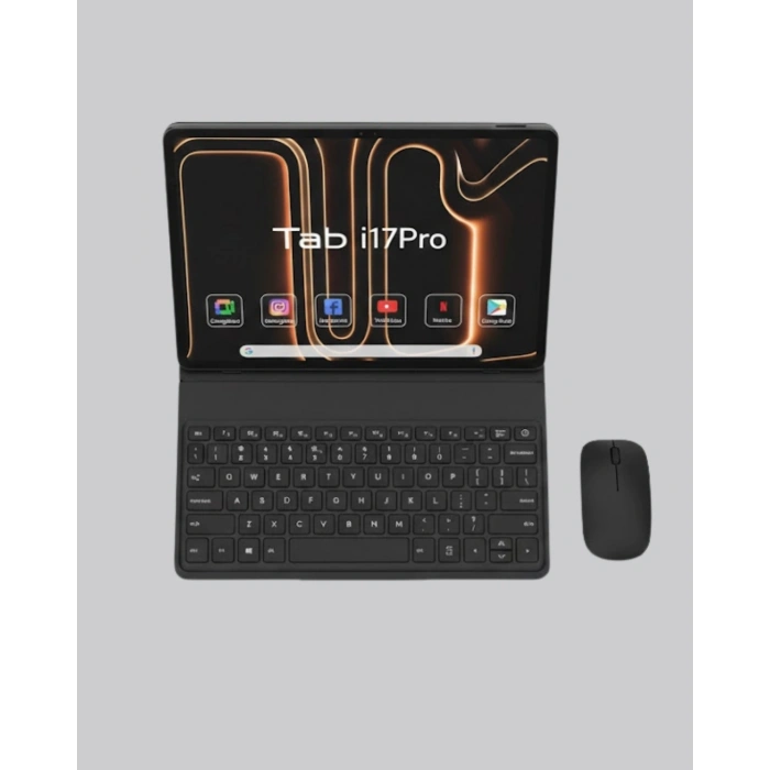 Android 15 Tablet Klavyeli Mouse’lu Profesyonel Set