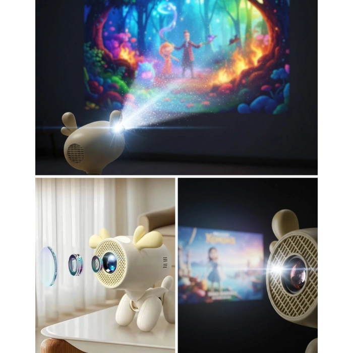 Android Sistemli 4k Projeksiyon 36w Dolby Sesli