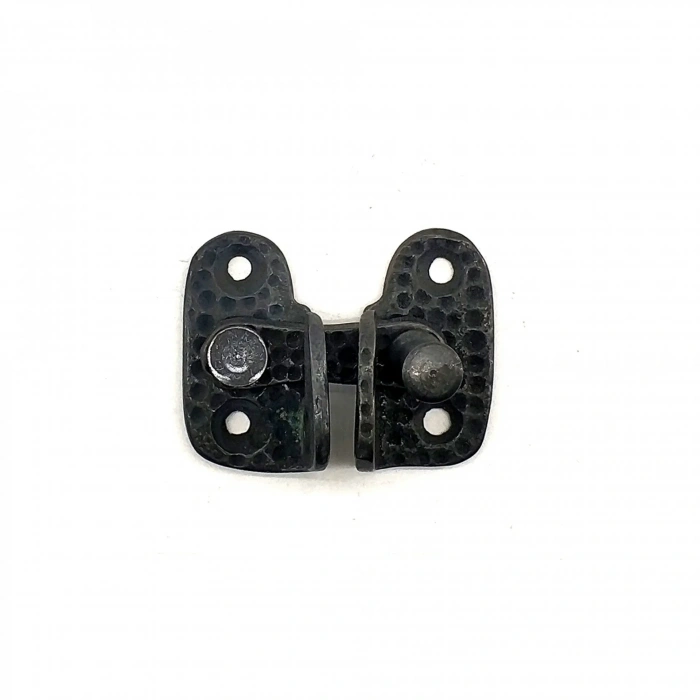 Antika Tarz Dekoratif Pirinç Mini Kapak Mandalı - 40x45 Mm, Oksit
