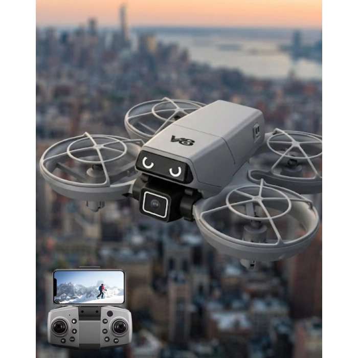 App Kontrollü Kameralı Mini Drone Headless Mod Özellikli