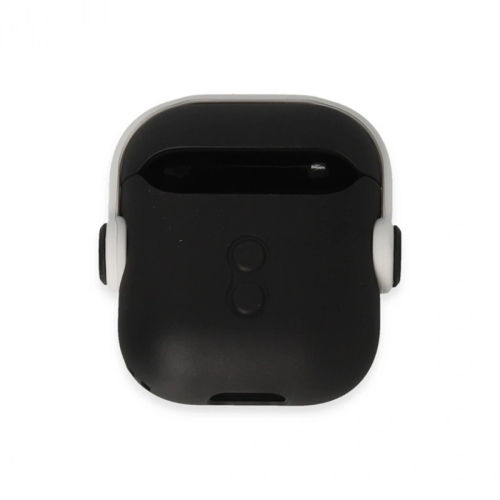 Apple Airpods 2 (2.nesil) Cool Kılıf - Siyah-beyaz
