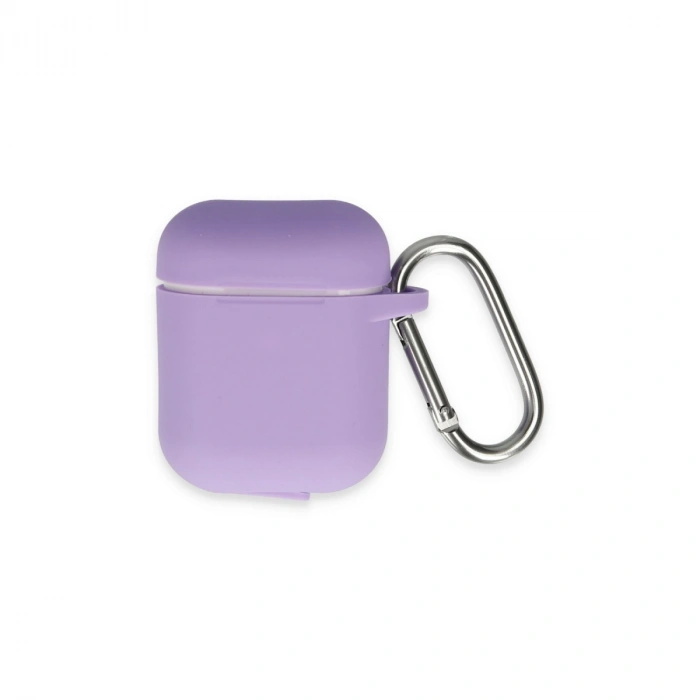 Apple Airpods 2 (2.nesil) Hang Kılıf - Lila